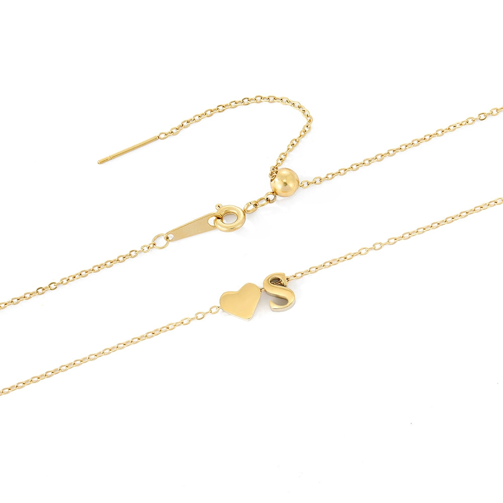 Alphabet heart Gold(アレルギー対応)