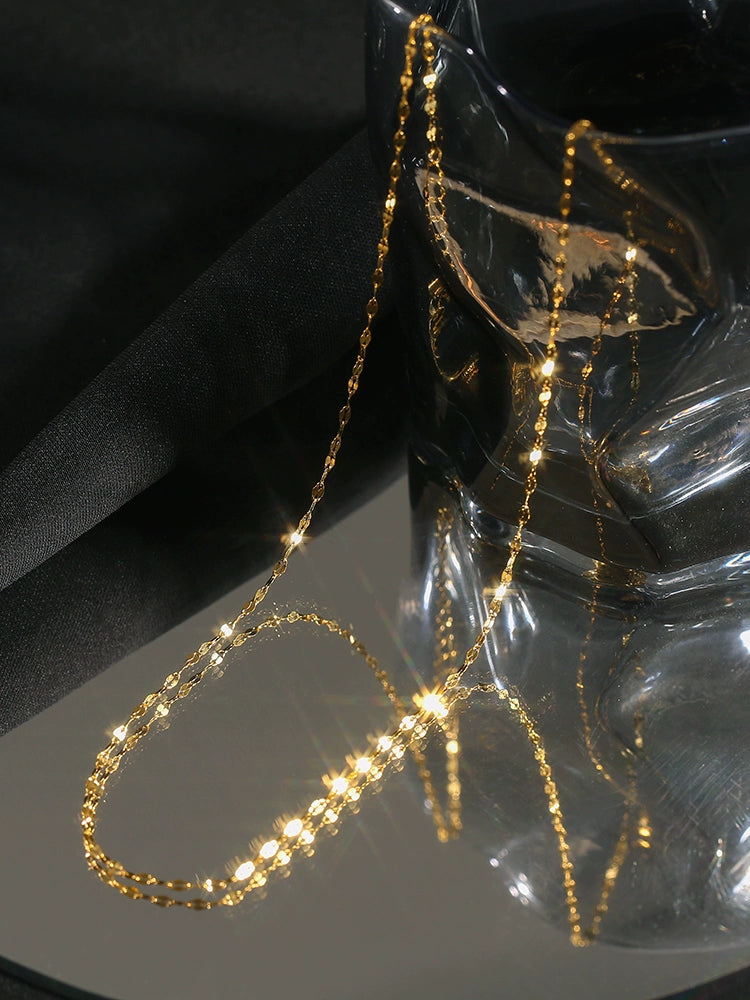 Sparkling and swaying.