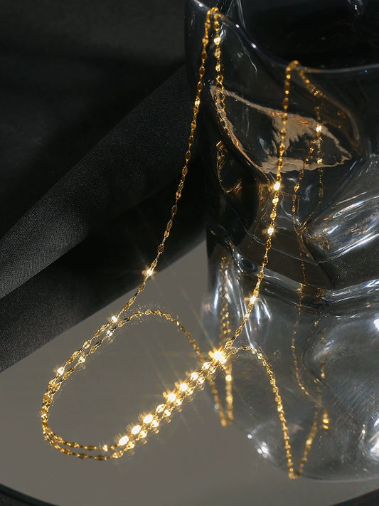 Sparkling and swaying.