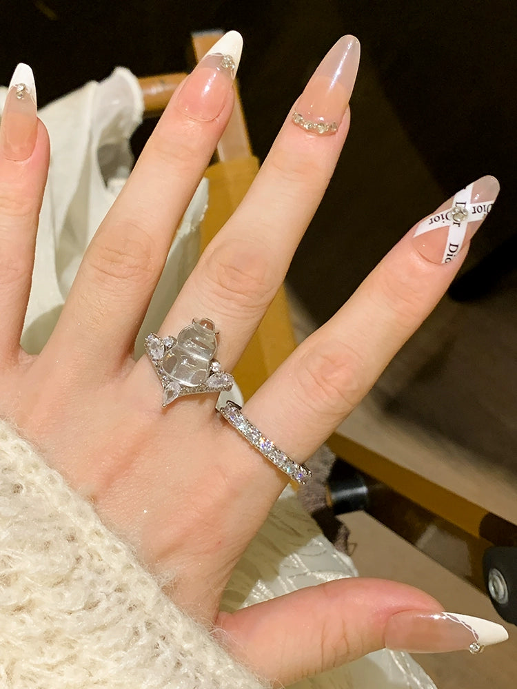 Diamond style ring