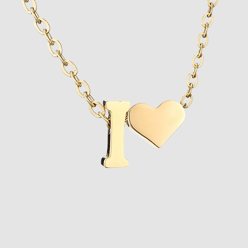 Alphabet  heart Gold(アレルギー対応)