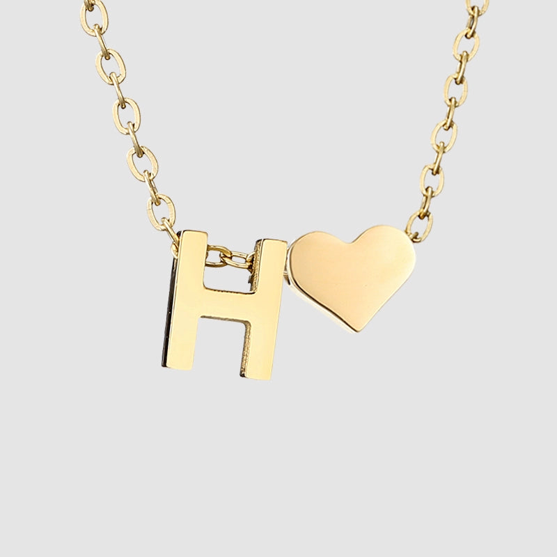 Alphabet  heart Gold(アレルギー対応)