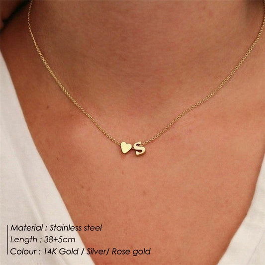 Alphabet  heart Gold(アレルギー対応)