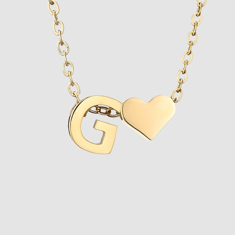 Alphabet  heart Gold(アレルギー対応)