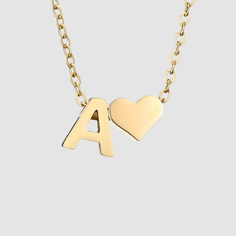 Alphabet  heart Gold(アレルギー対応)