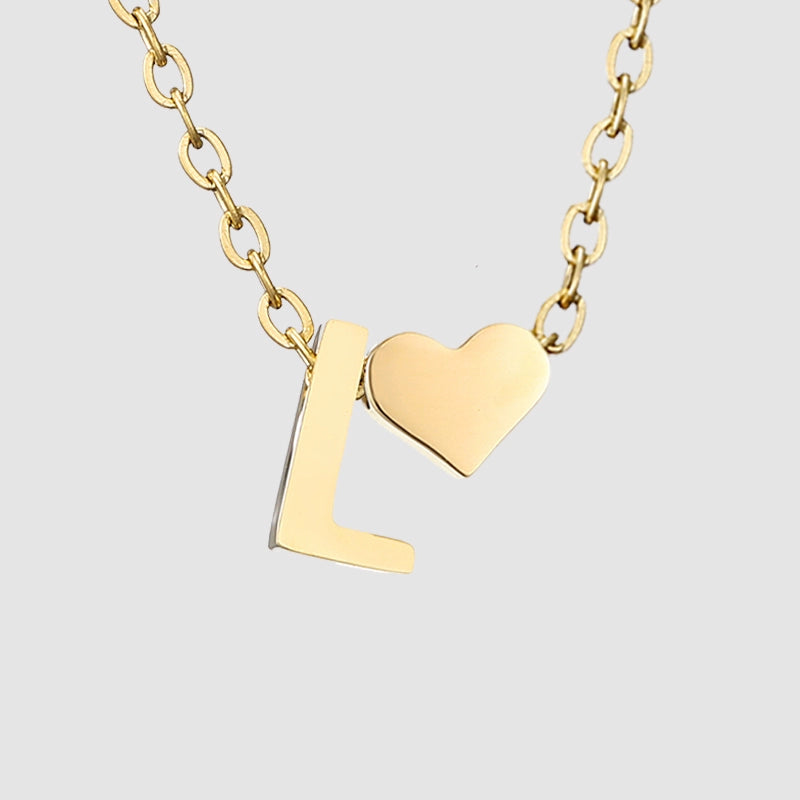 Alphabet  heart Gold(アレルギー対応)