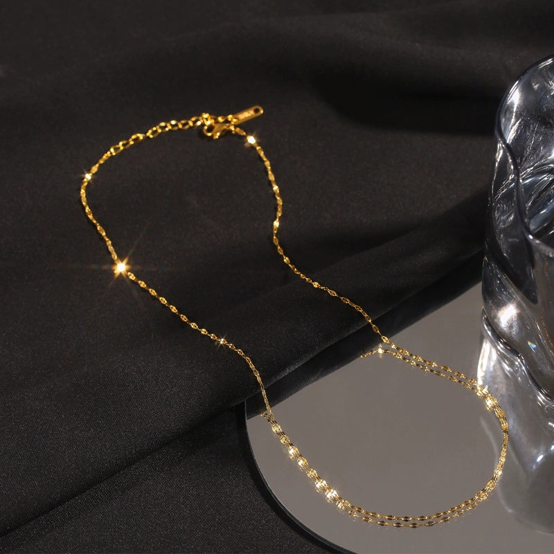 Sparkling and swaying.