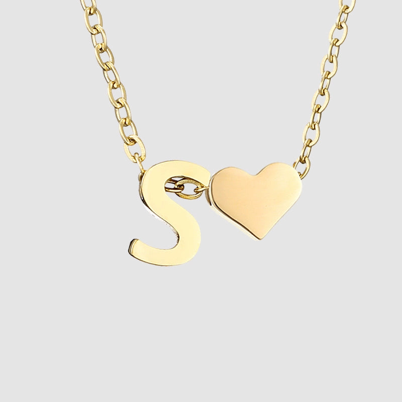 Alphabet  heart Gold(アレルギー対応)