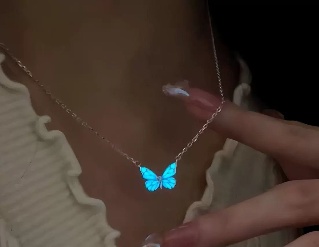 Glowing butterflies