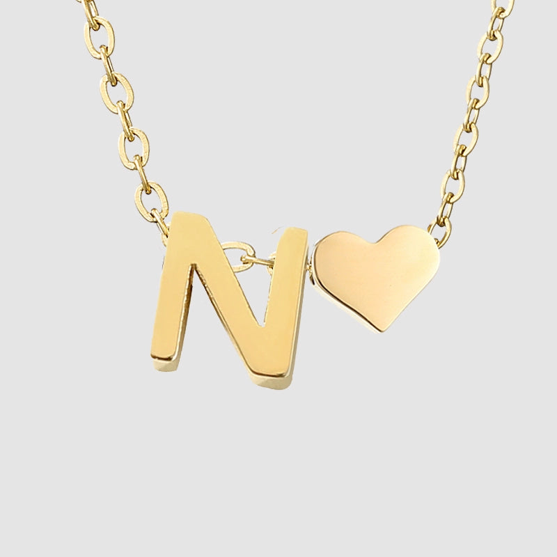 Alphabet  heart Gold(アレルギー対応)
